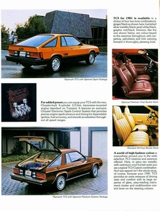 1981 Plymouth Tc3 Brochure