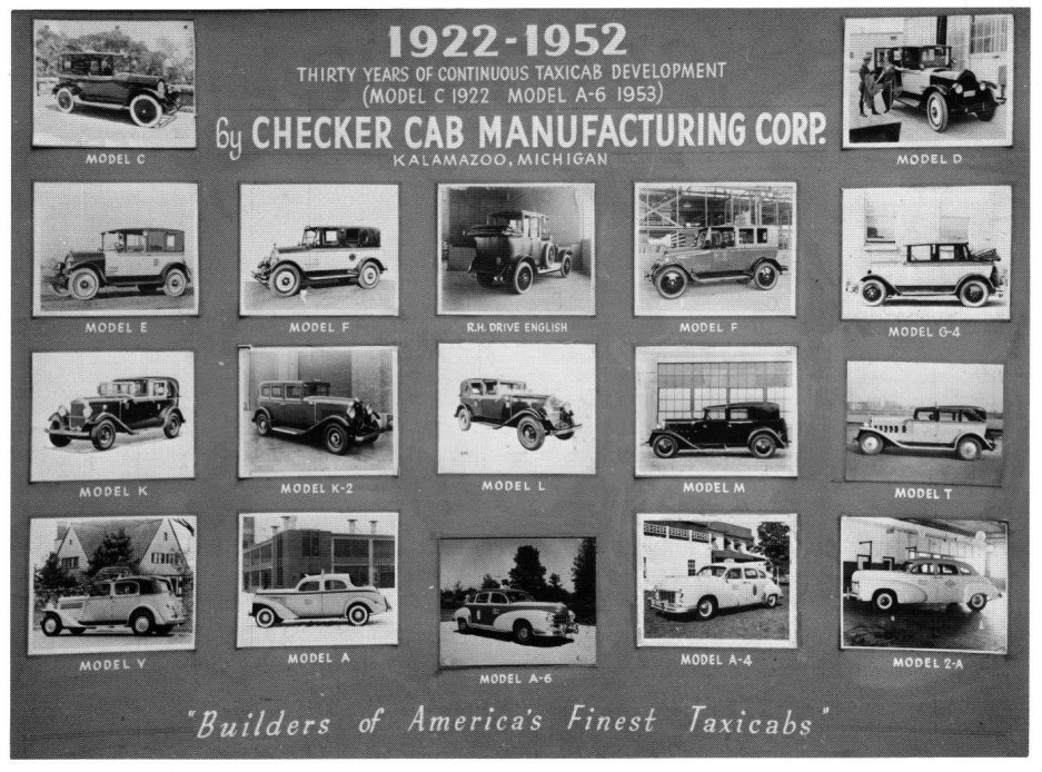 1922 to 1952 Checker
