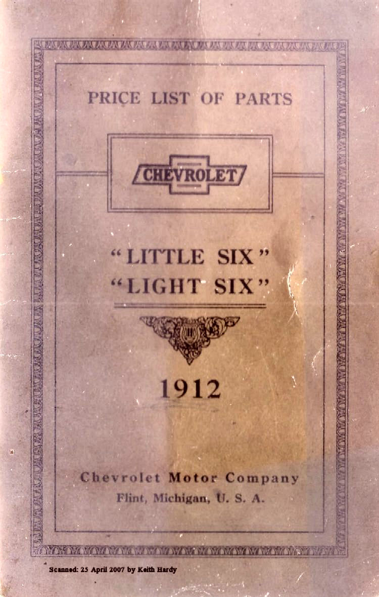1912 Chevrolet Parts Price List-01