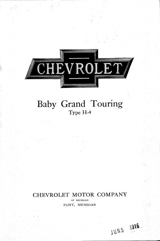 1916 Chevrolet BG-01