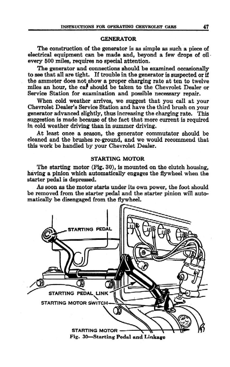 1930 Chevrolet Owners Manual-47