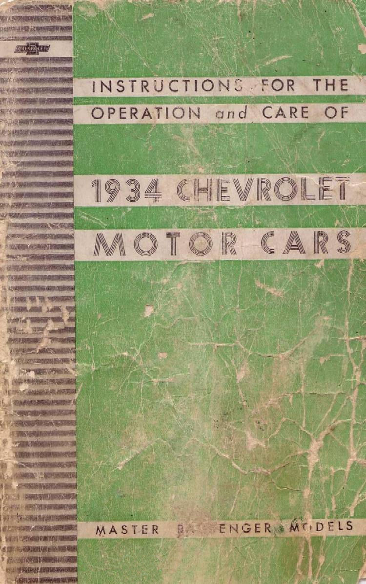 1934 Chevrolet Manual-00