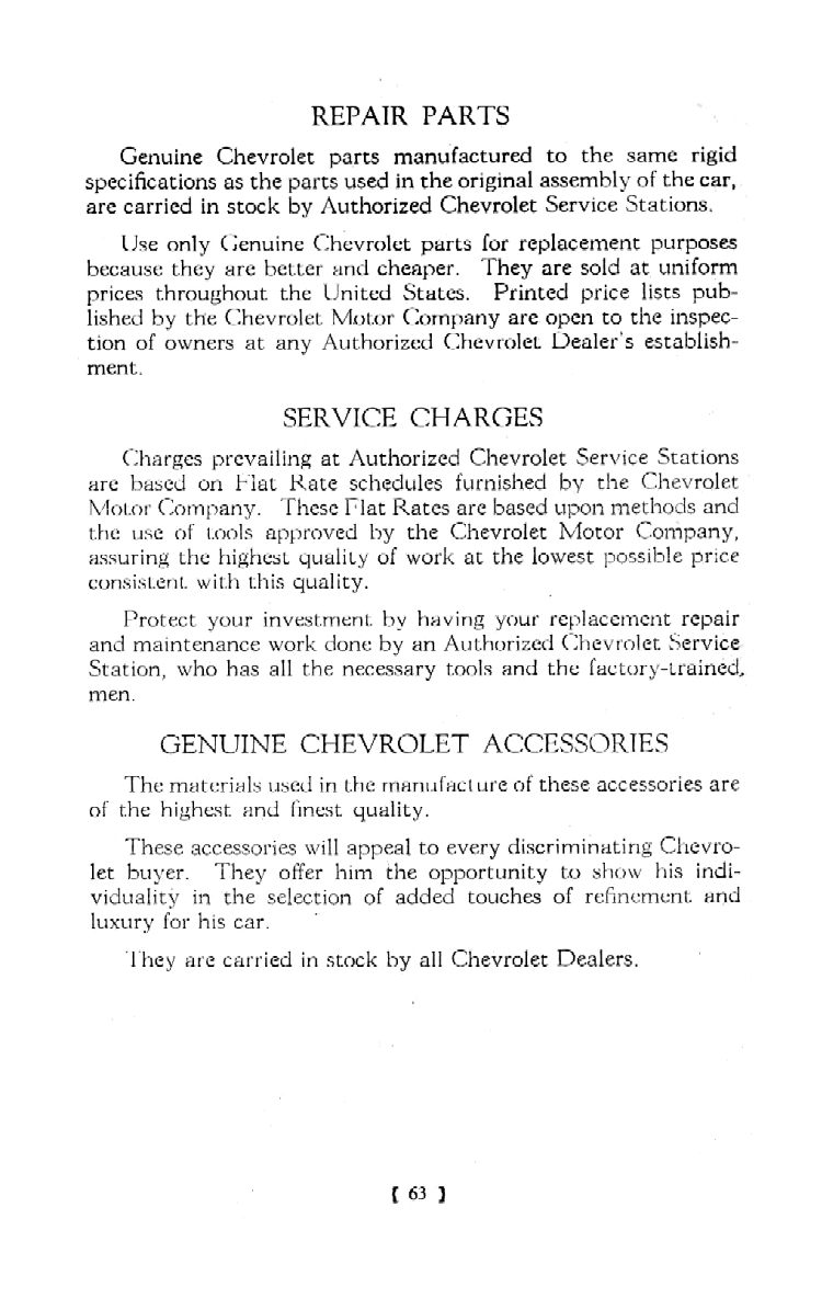 1937 Chevrolet Owners Manual-63