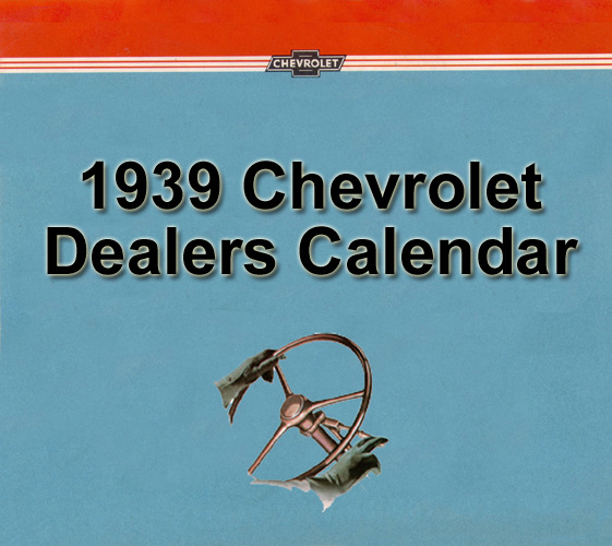 1939 Chevrolet Calendar-3811a