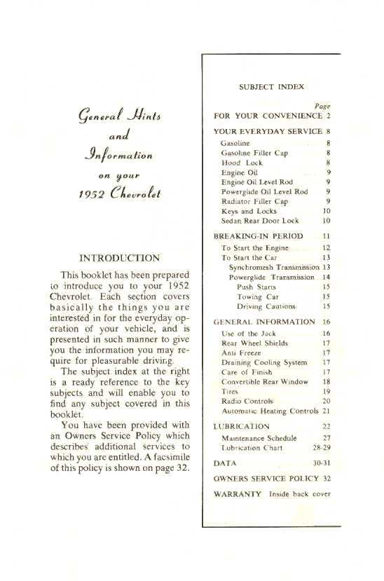1952 Chev Owners Manual-01