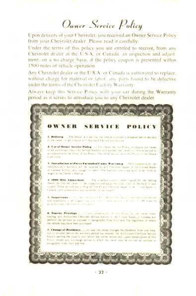 1952 Chev Owners Manual-32