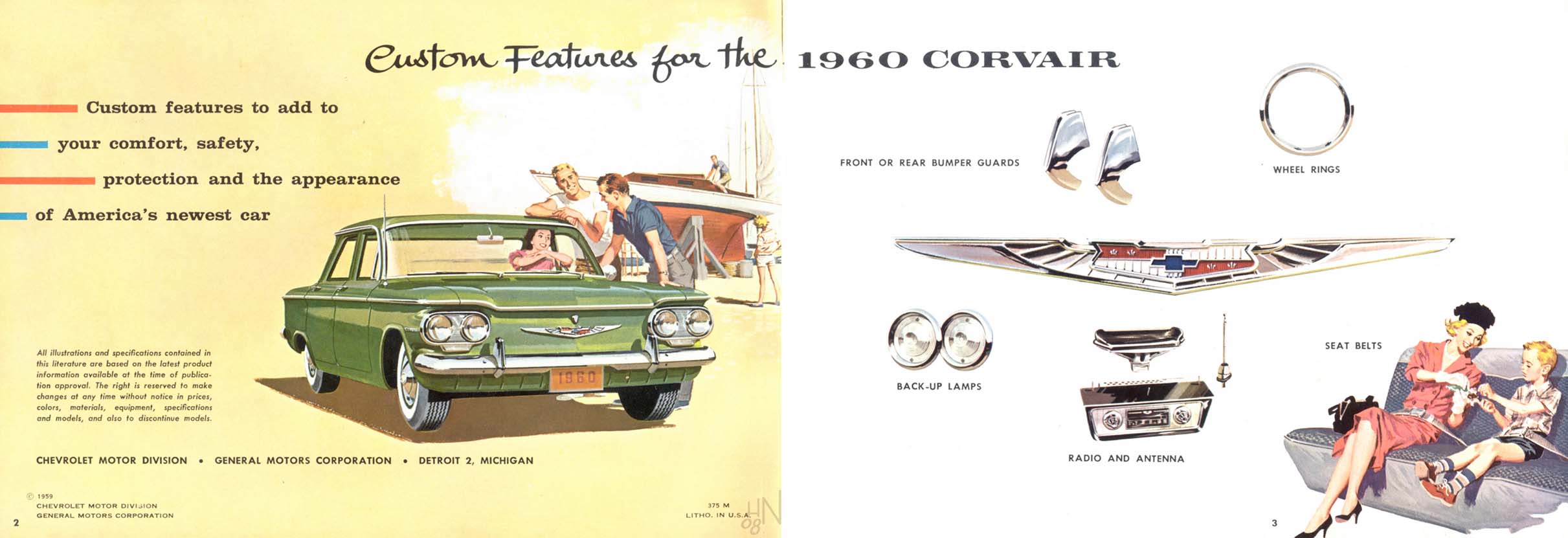 1960 Chevrolet Corvair Custom Features-02-03