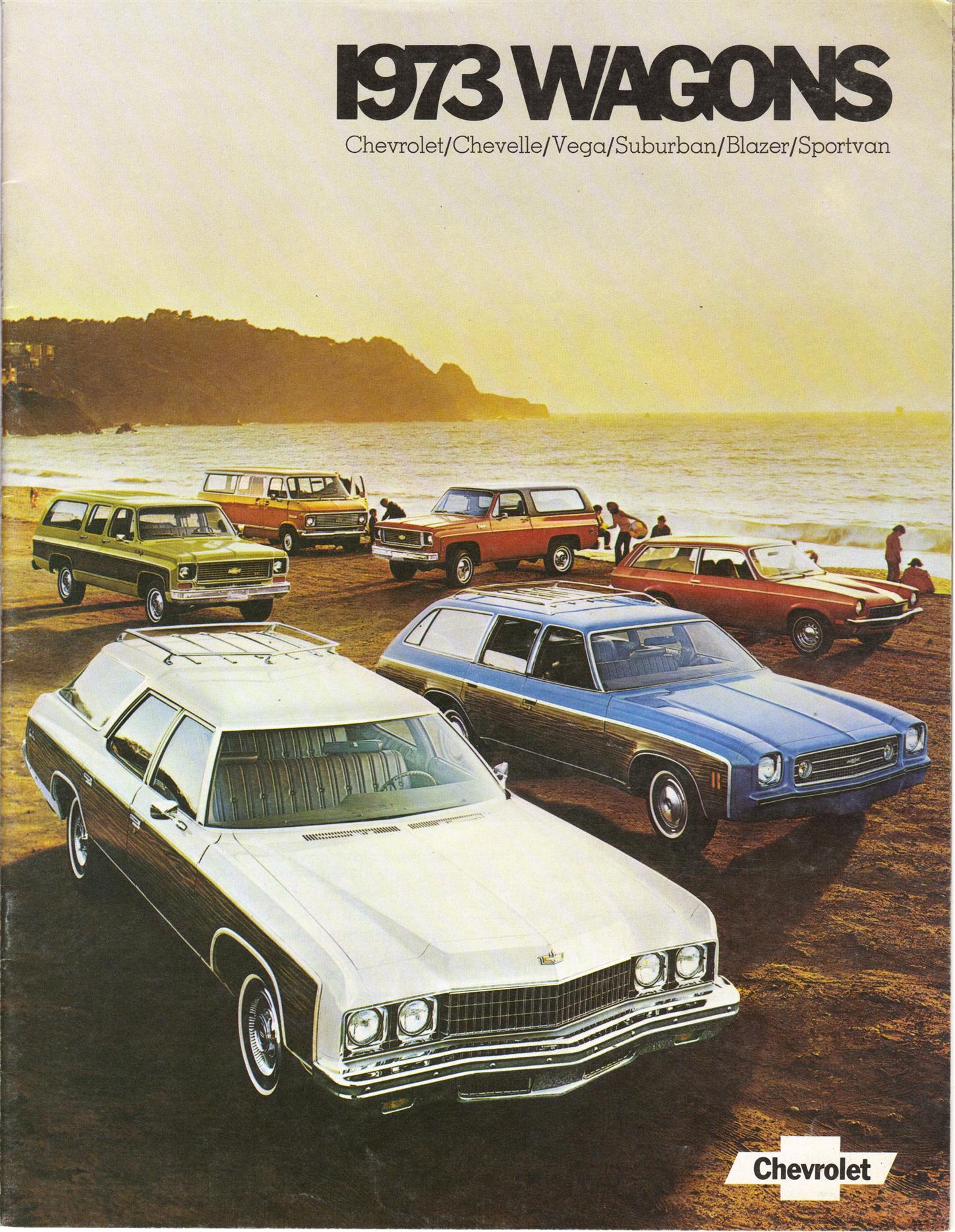 1973 Chevrolet Wagons Pg01 Font Cover