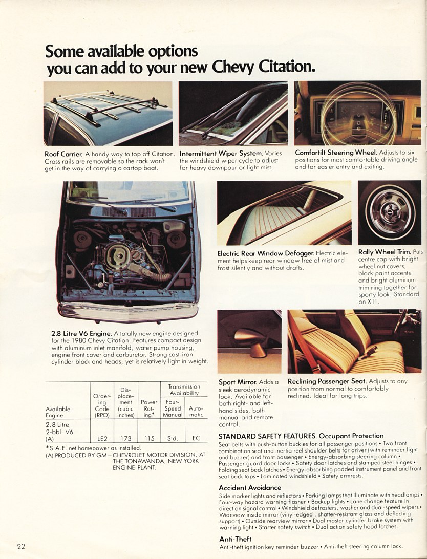 1980 Chevrolet Citation Brochure-22