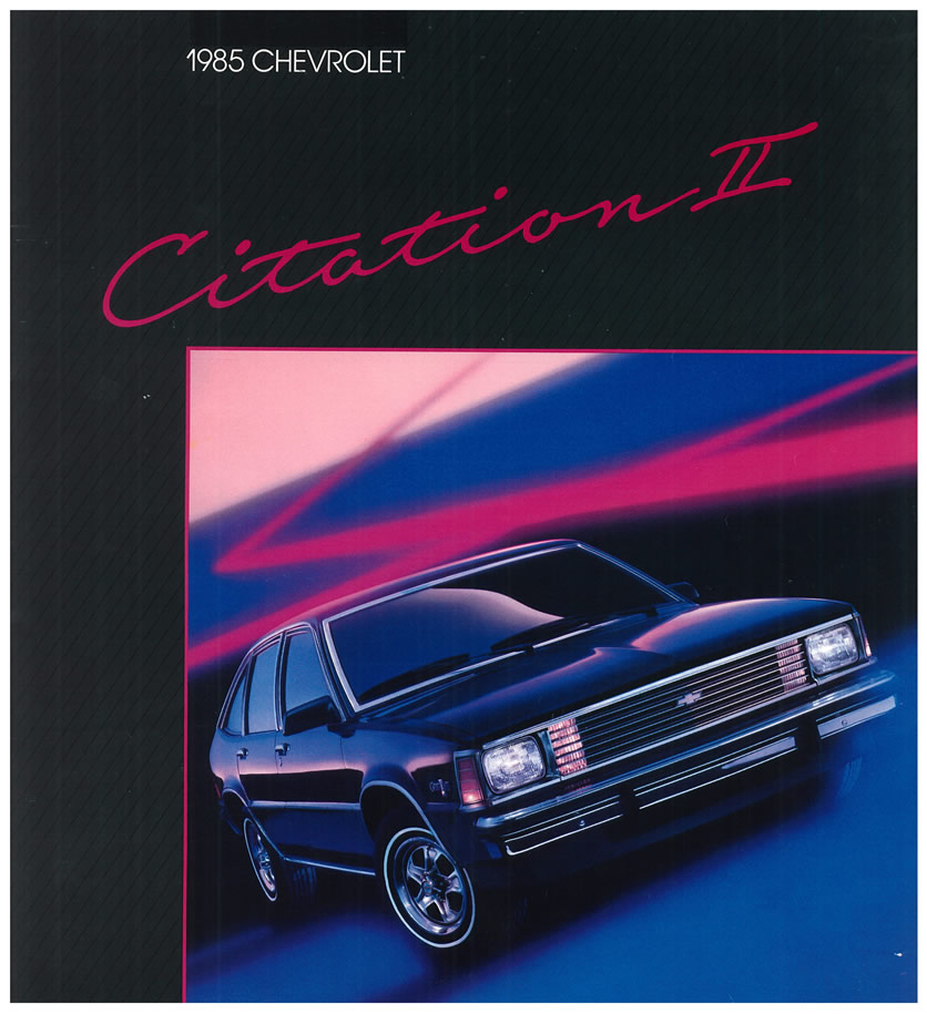  Chevrolet Citation II hatchback sedán - Autos de los años ochenta