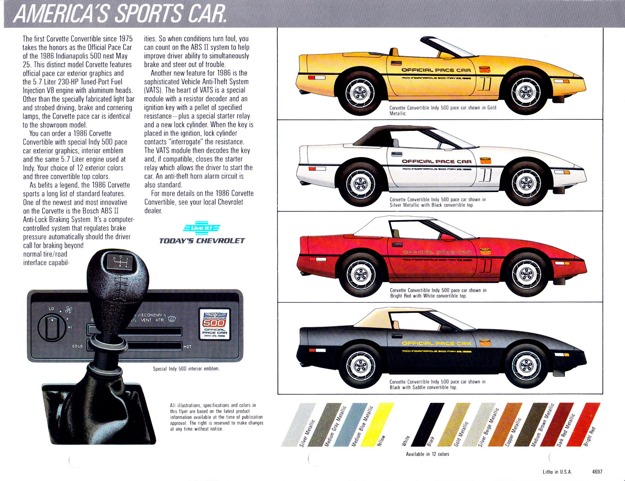 1986 Chevrolet Corvette Pace Car Folder-02