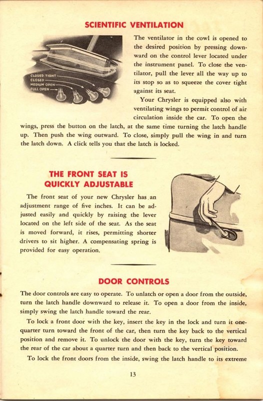 1946 Chrysler Owners Manual-13