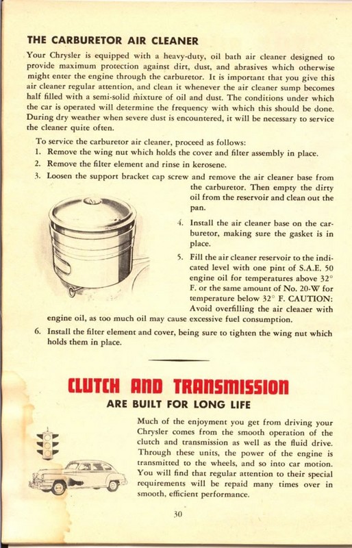 1946 Chrysler Owners Manual-30