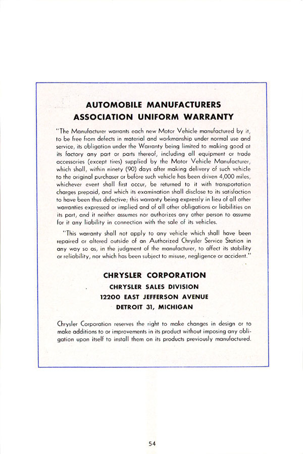 1953 Chrysler Manual-54
