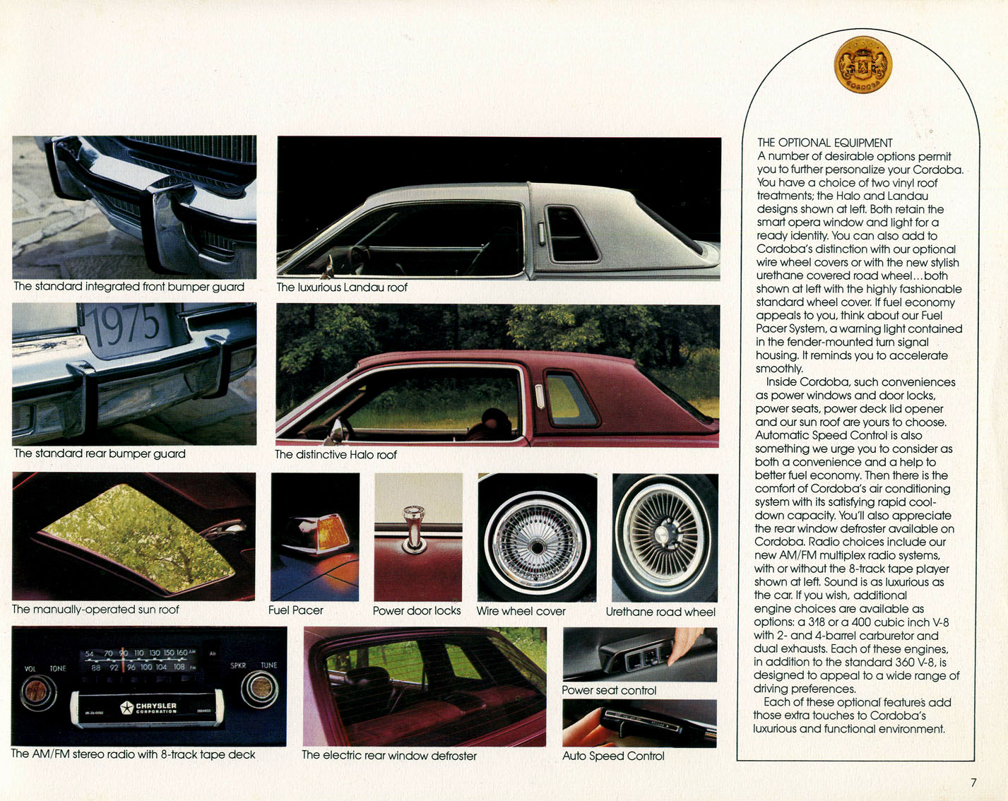 1975 Chrysler cordoba brochure #1