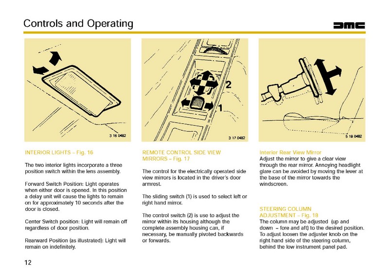 1981 DeLorean Owners Manual-12