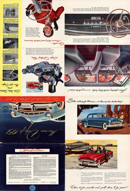 1951 Dodge Foldout-front