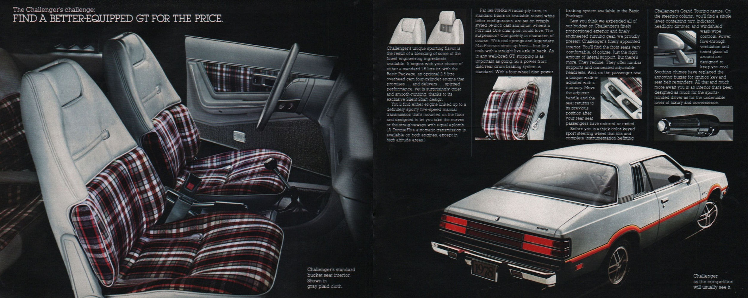 1978 dodge challenger interior