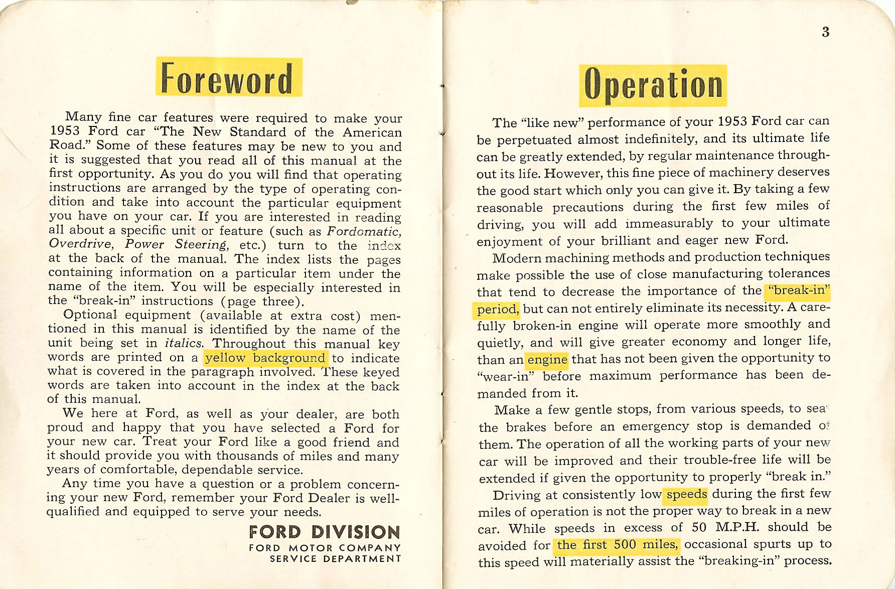 1953 Ford Owners Manual-02 amp 03