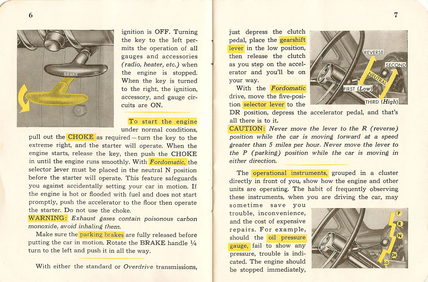 1953 Ford Owners Manual-06 amp 07