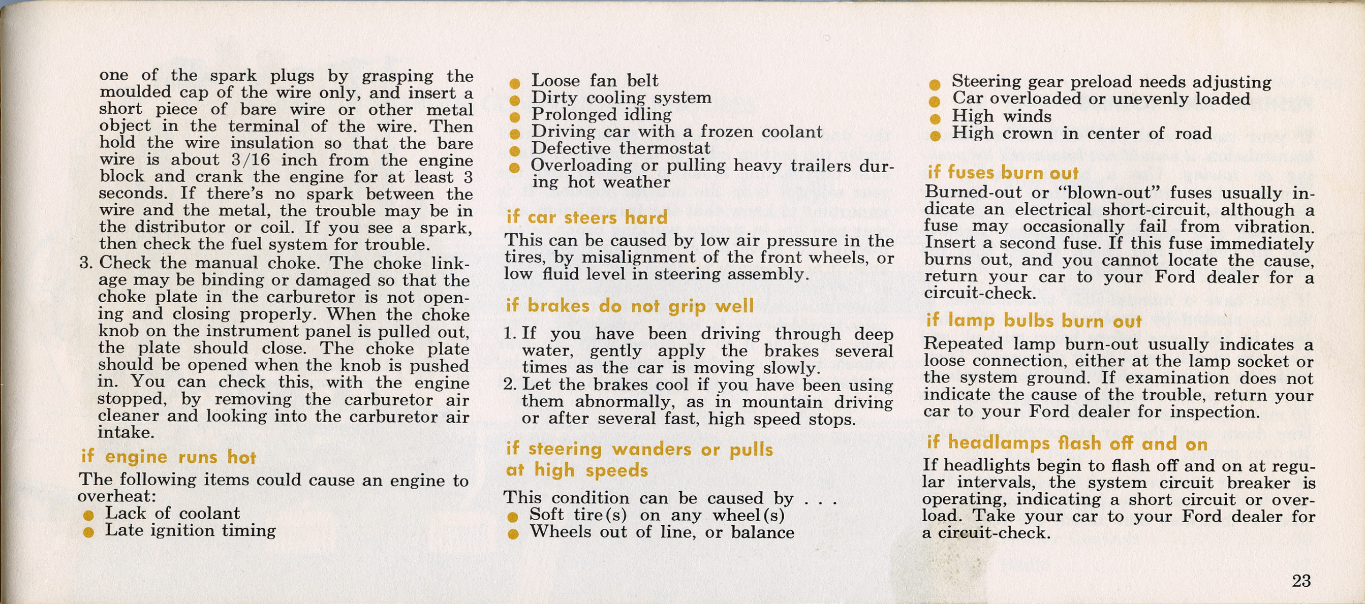 1964 Ford Falcon Owners Manual-23