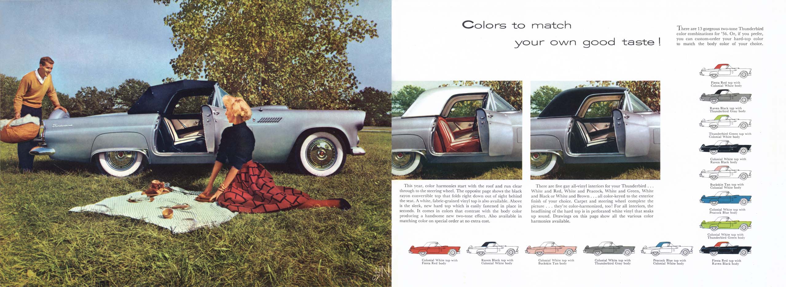 1956 Ford Thunderbird-10-11