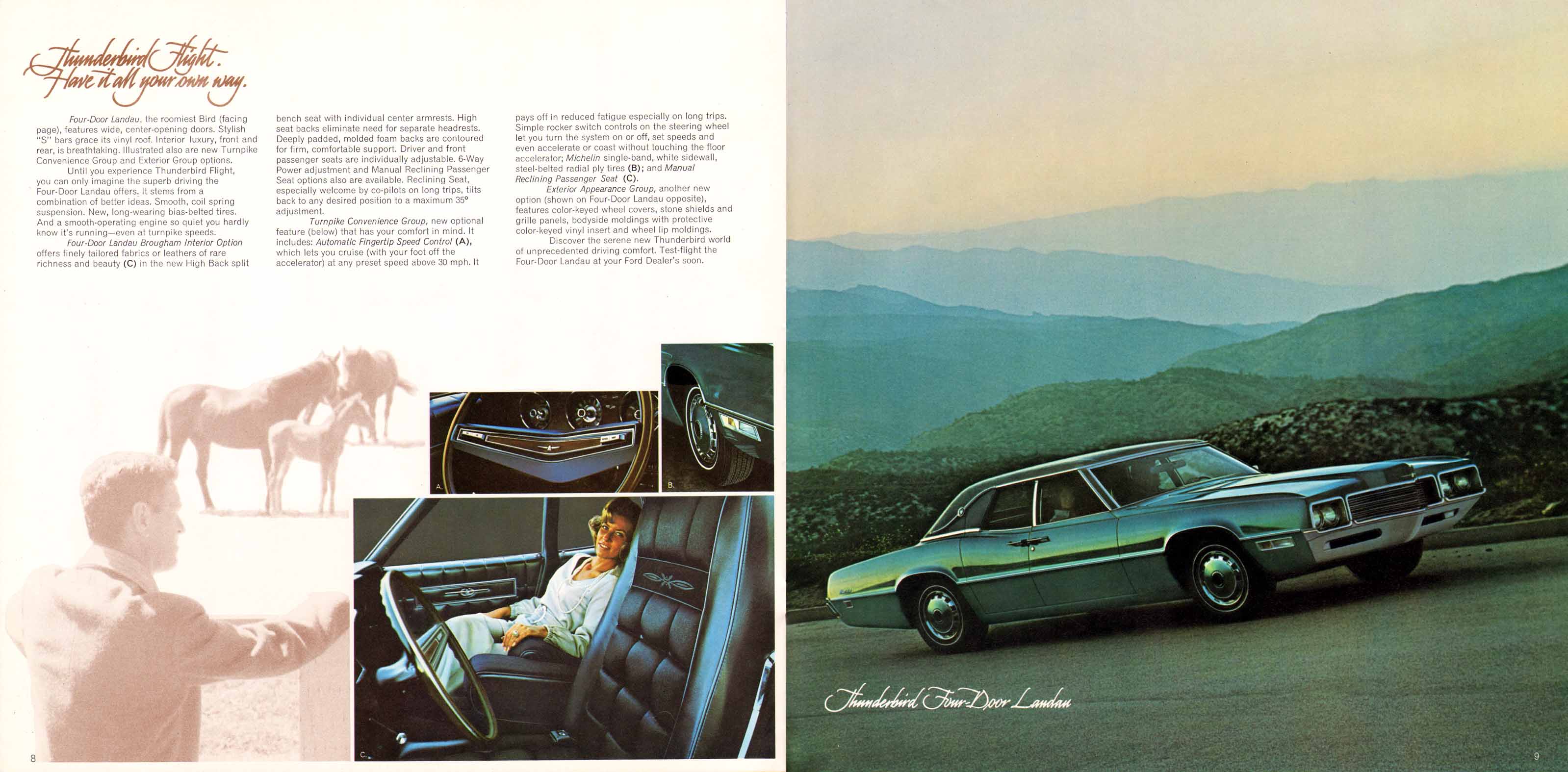 1965 ford thunderbird brochure