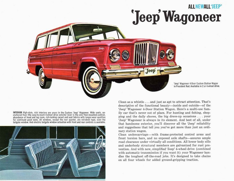 1962 Jeep wagoneer parts