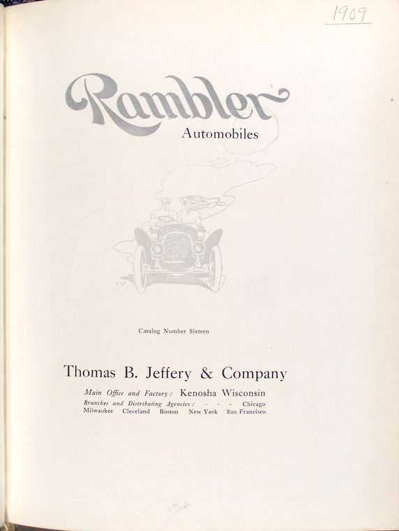 1909 Rambler Model 40-02