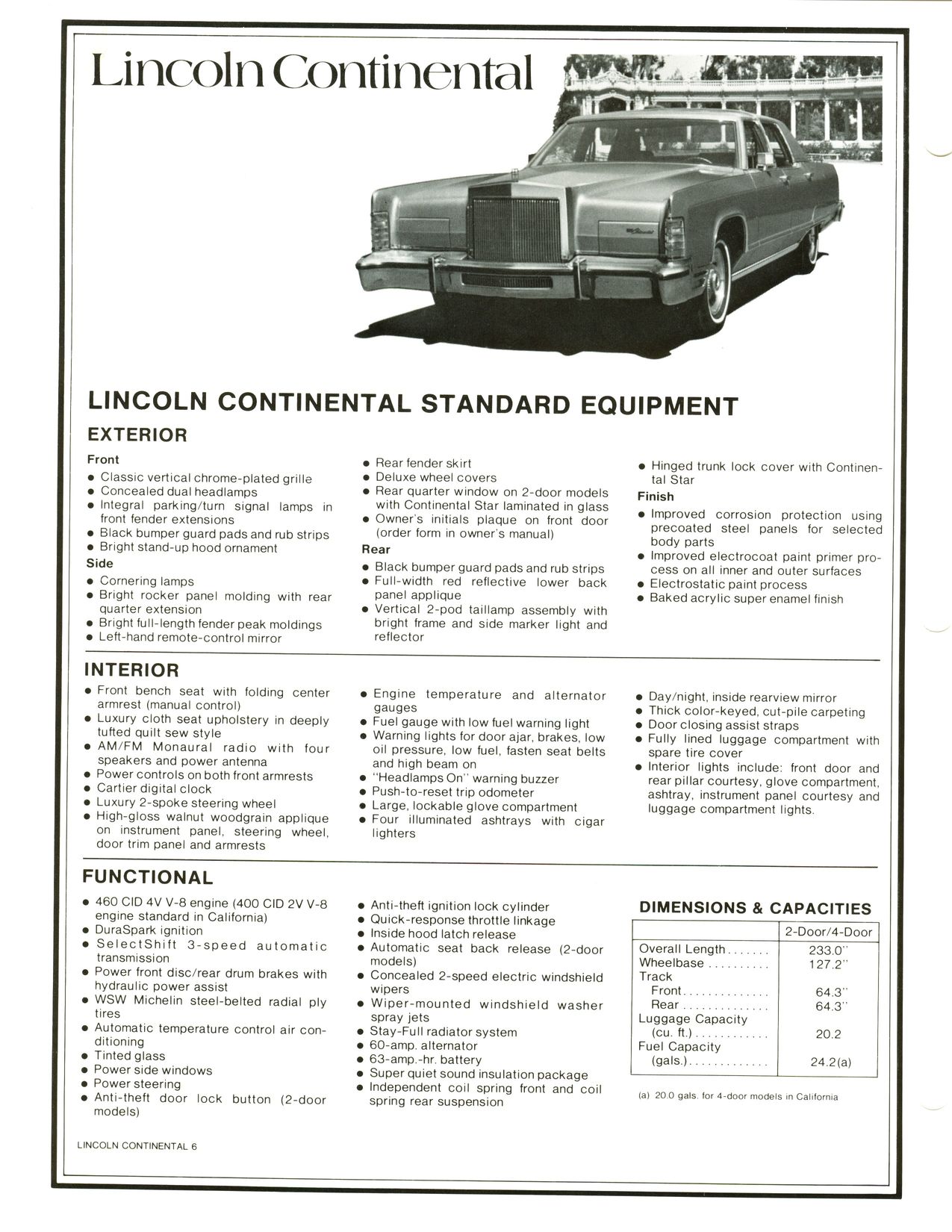 1977 Continental Product Facts Book-2-06