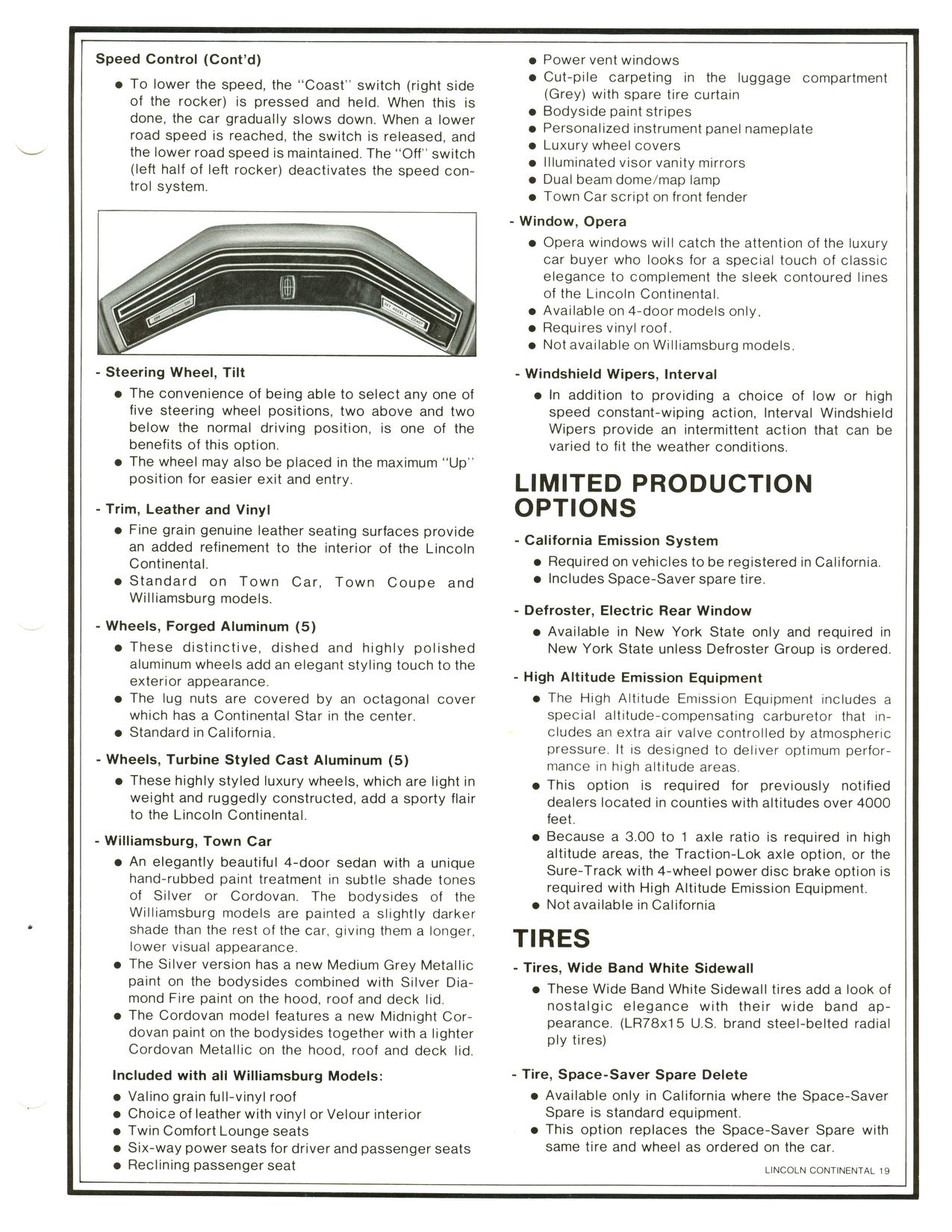 1977 Continental Product Facts Book-2-19