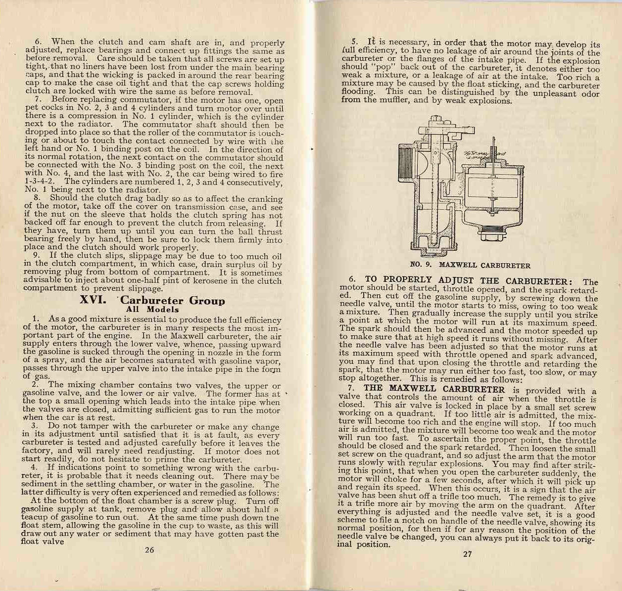 1909 Maxwell Instructions-26-27