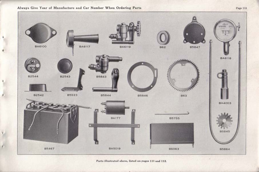 1916 Maxwell Parts Price List-115