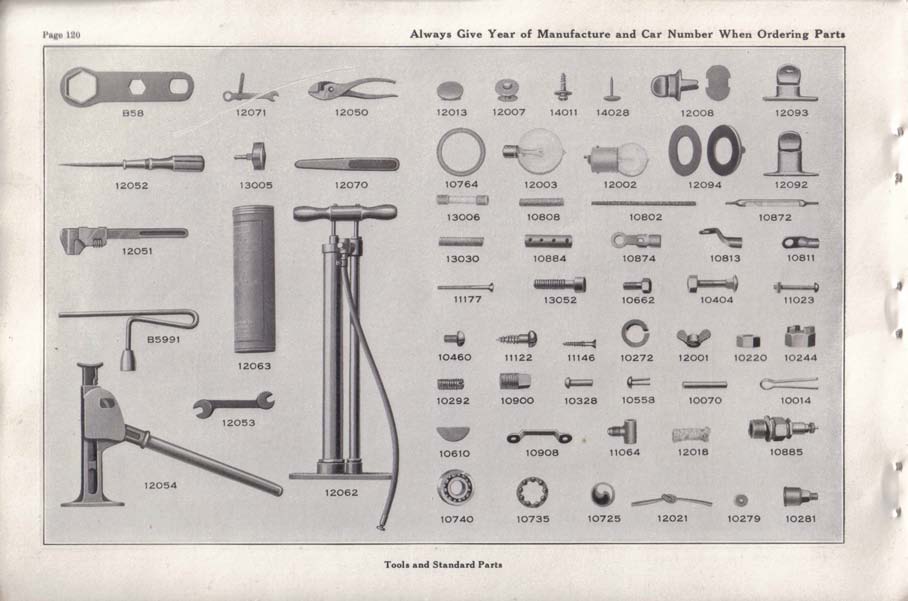 1916 Maxwell Parts Price List-122