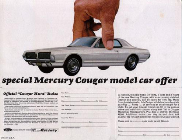 1967 Mercury Cougar Promotion Flier-03