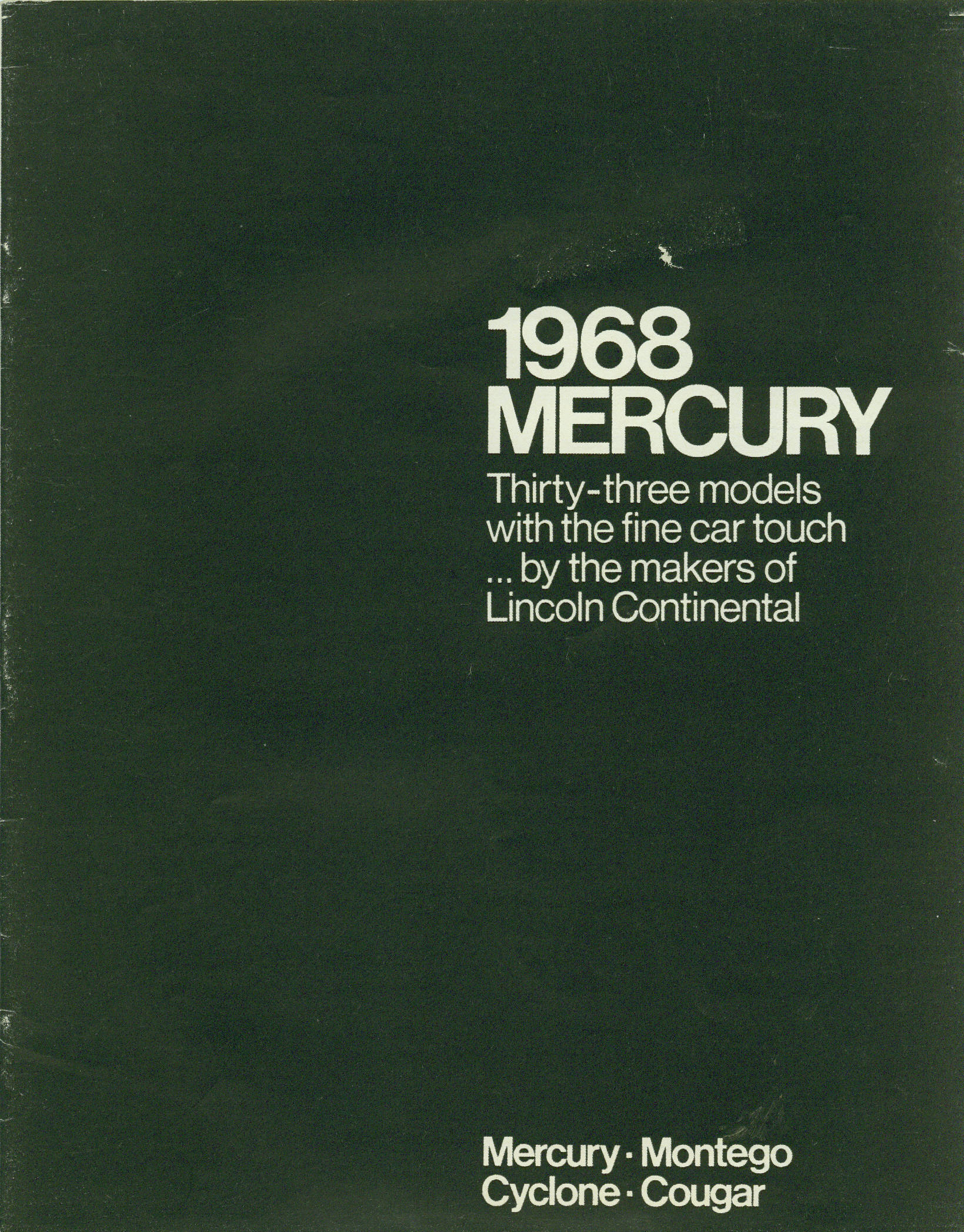 1968 Mercury Full Line