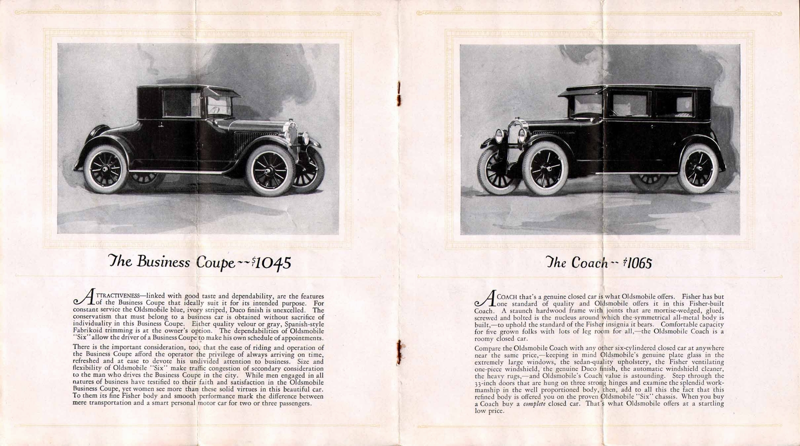 1925 Oldsmobile Full Line Brochure