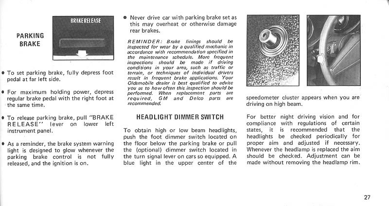 1975 Oldsmobile Cutlass Owners Manual-Page 27 jpg