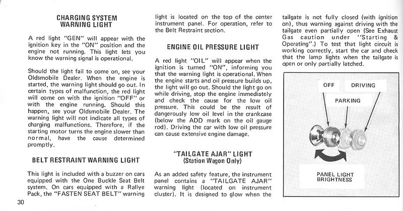 1975 Oldsmobile Cutlass Owners Manual-Page 30 jpg