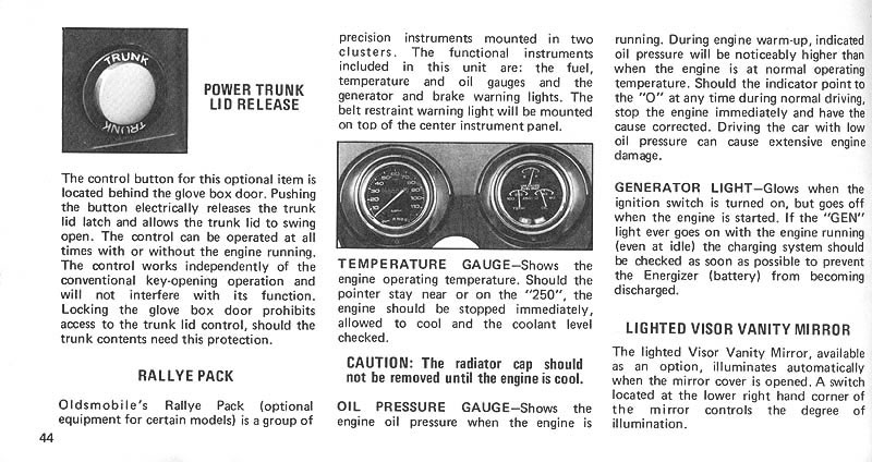 1975 Oldsmobile Cutlass Owners Manual-Page 44 jpg