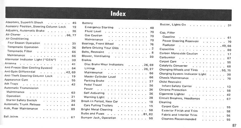 1975 Oldsmobile Cutlass Owners Manual-Page 87 jpg