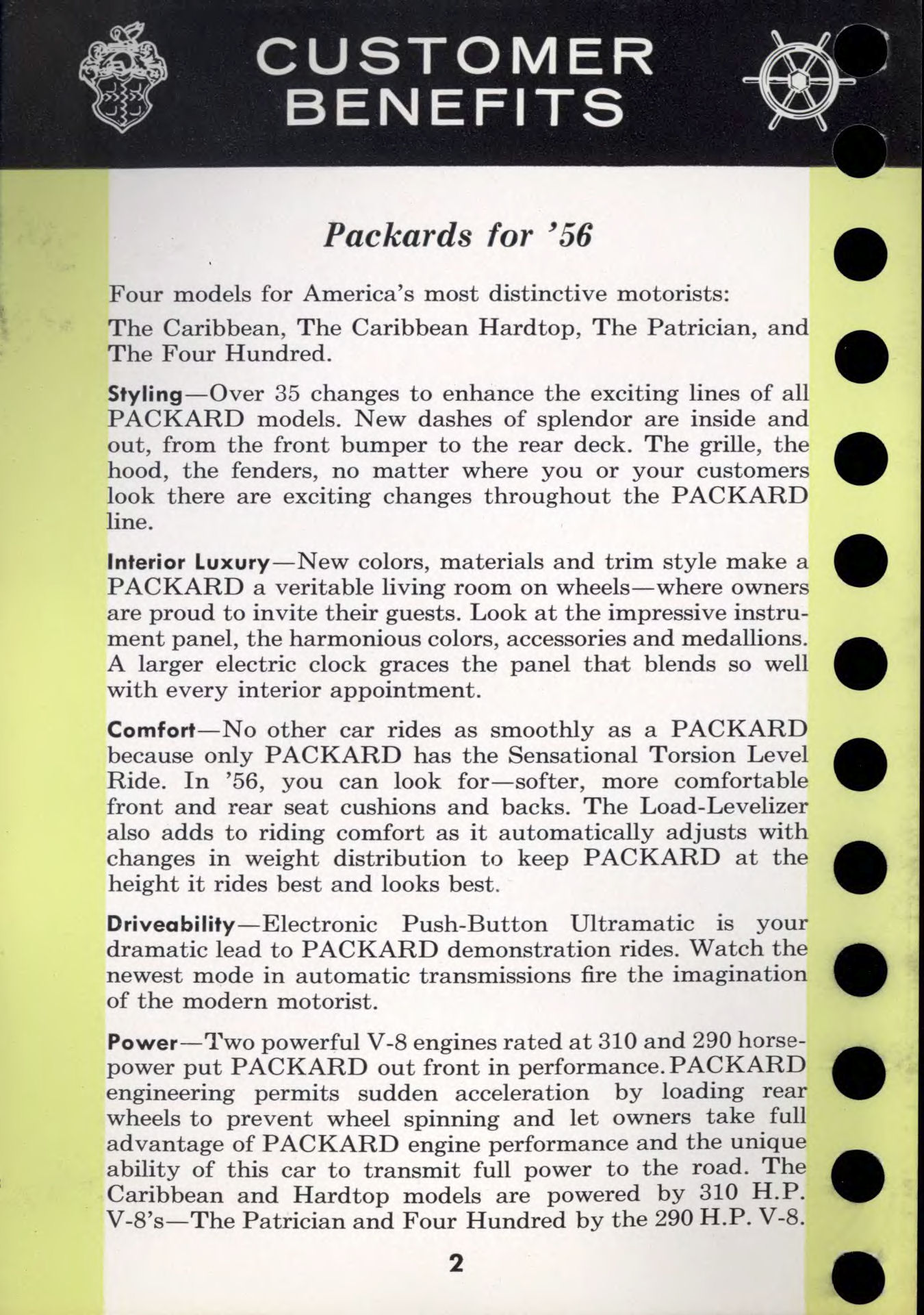 1956 Packard Data Book-a02