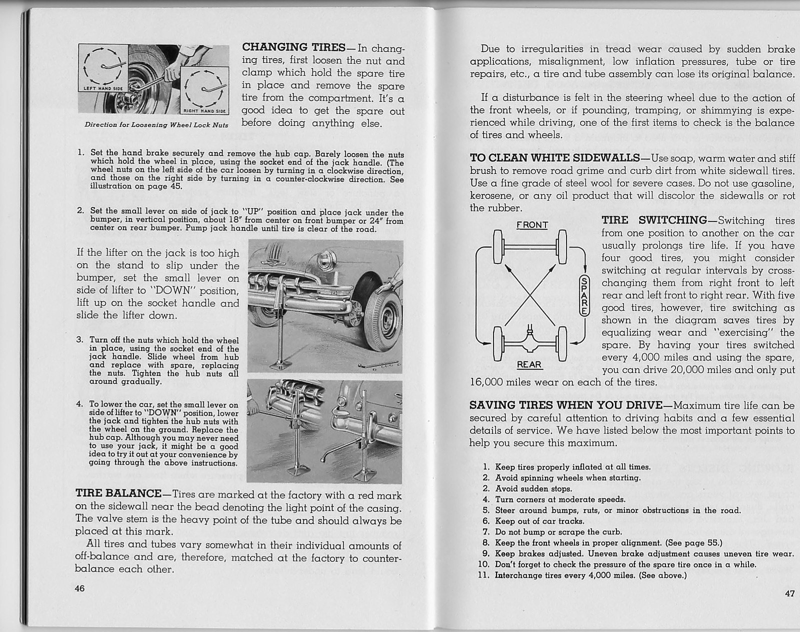 1950 Pontiac owner s manual - Pg 46 - 47