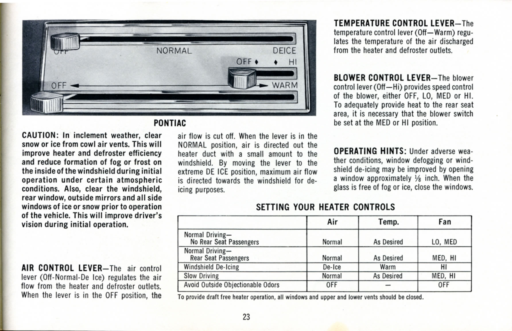 1969 Pontiac Owners Manual-23