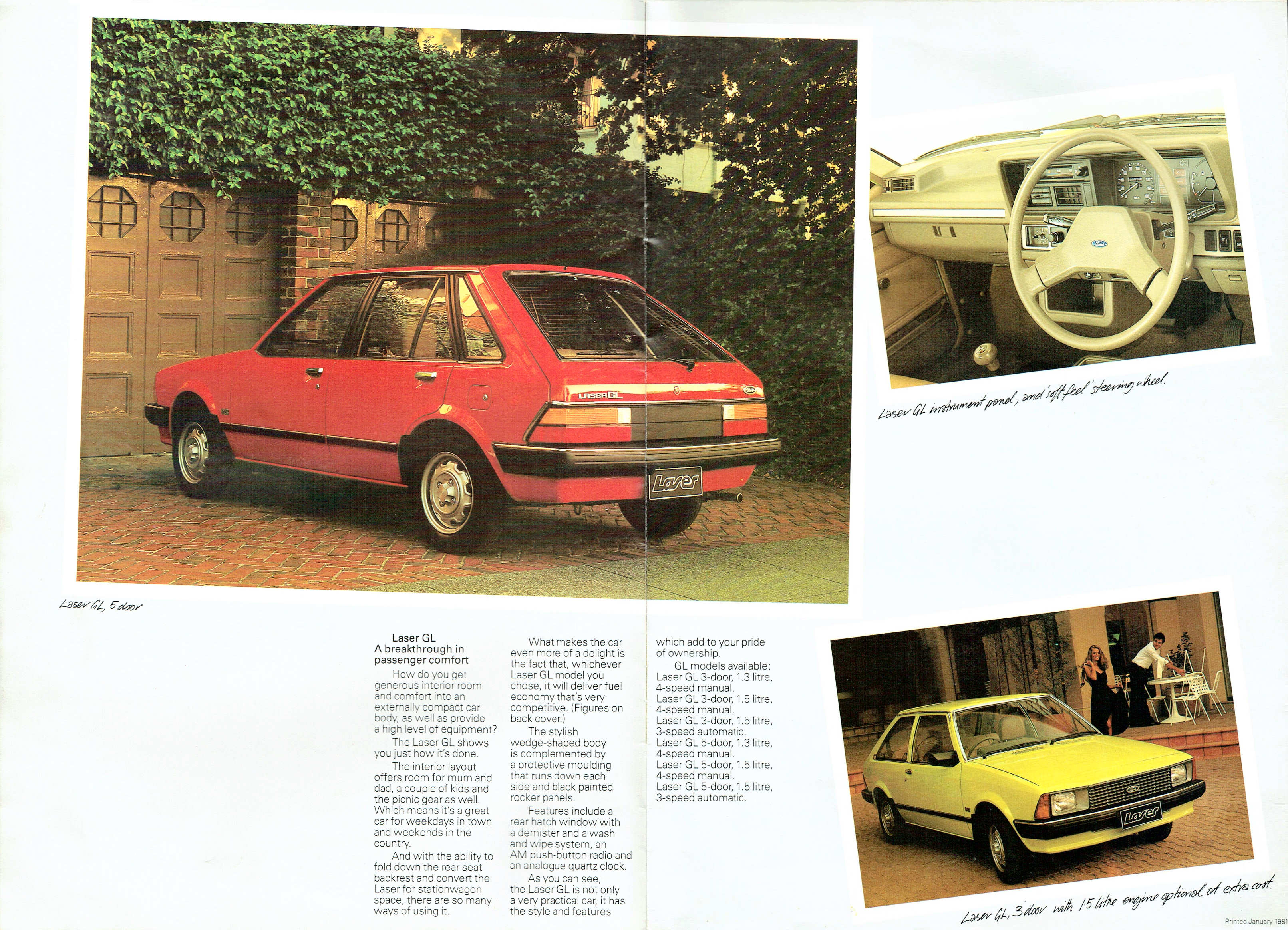 1981 Ford KA Laser Brochure