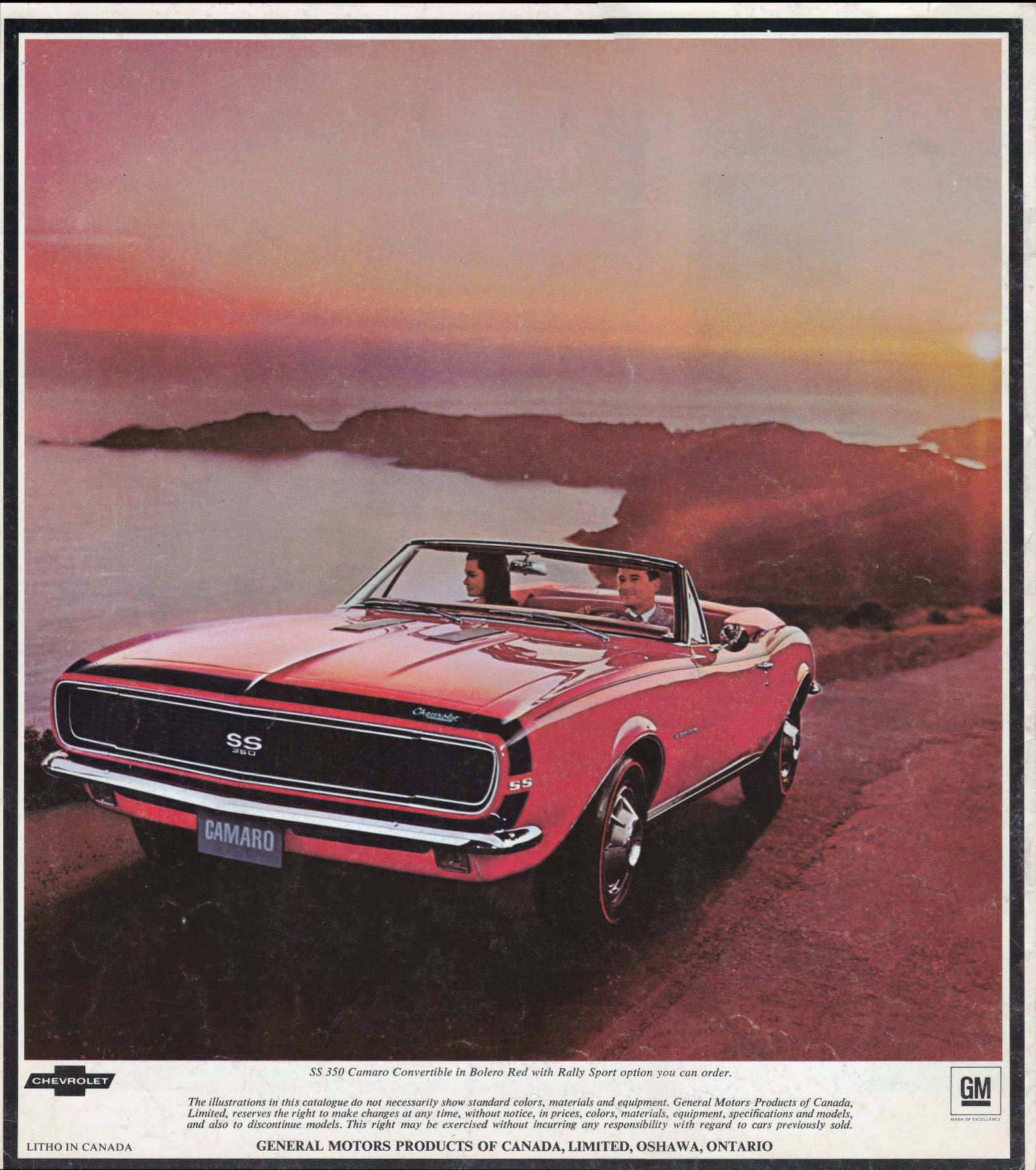 1967 Chevrolet Camaro Brochure