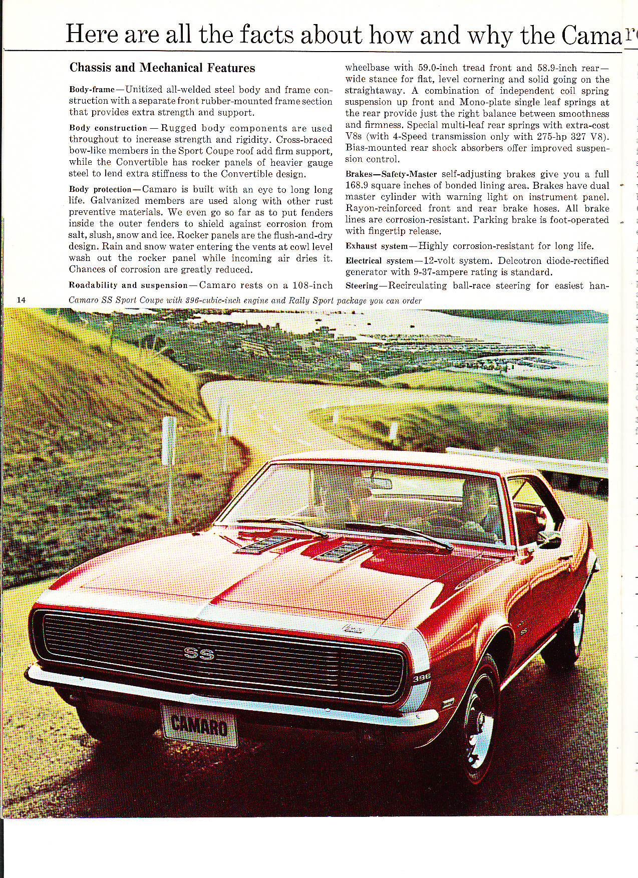 1968 Chevrolet Camaro Brochure