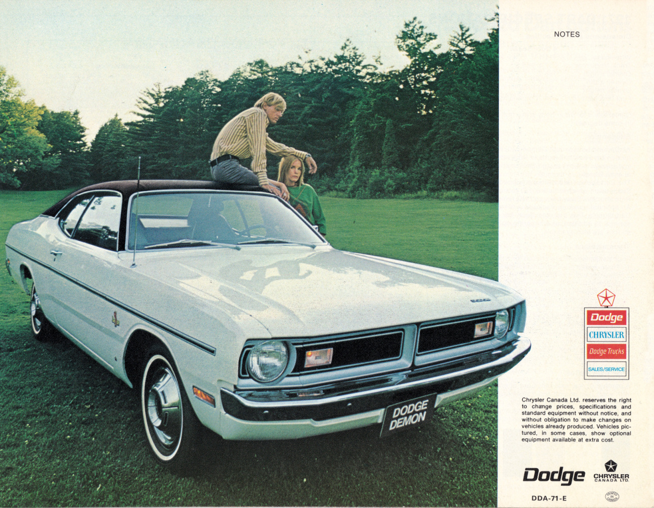 1971 Dodge Dart Brochure