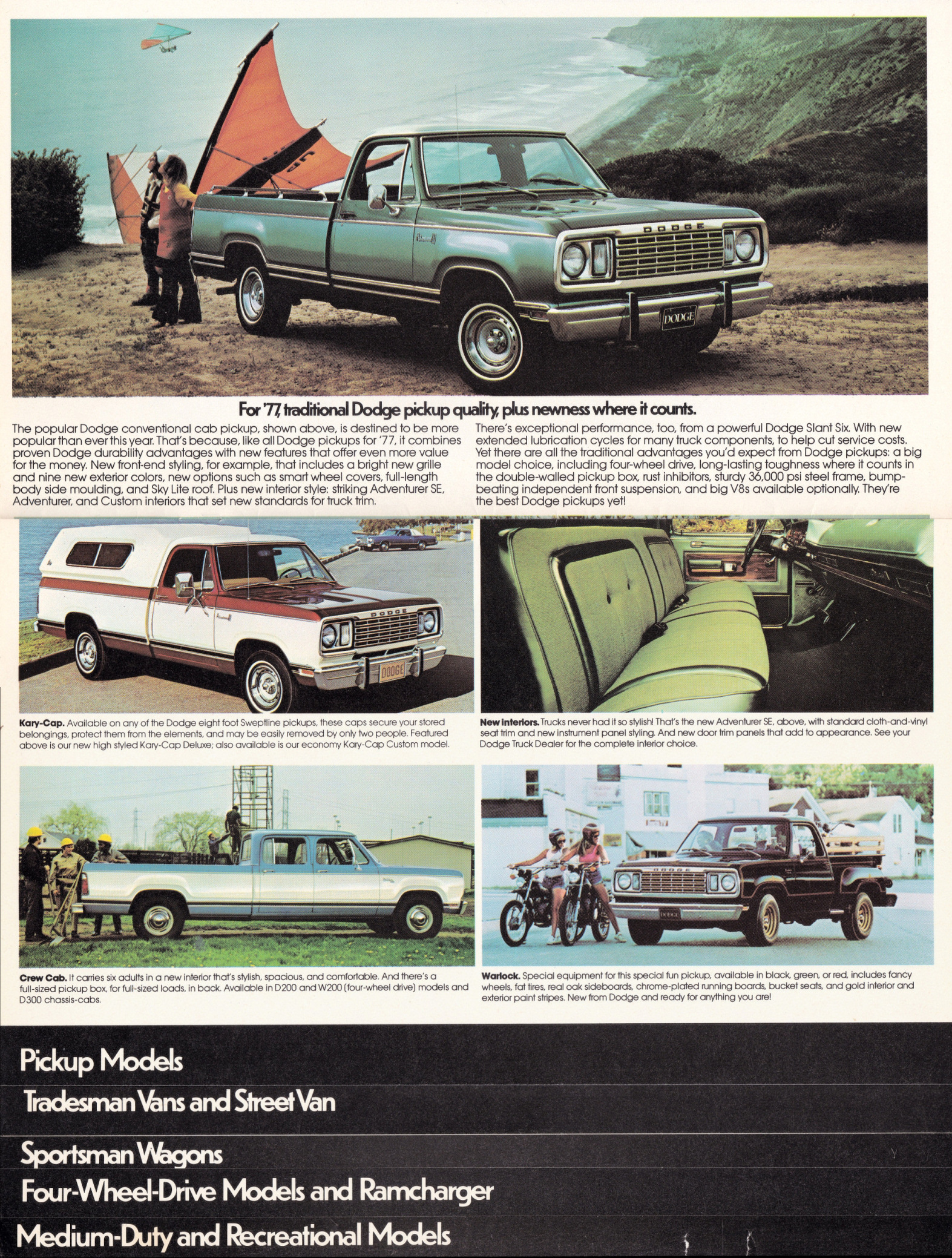 1977 Dodge Trucks Brochure