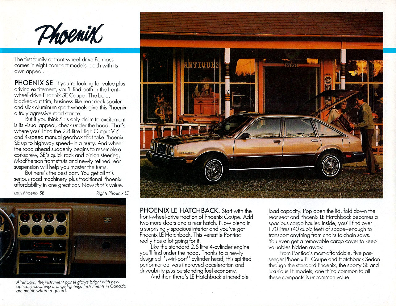 1984 Pontiac Phoenix Brochure